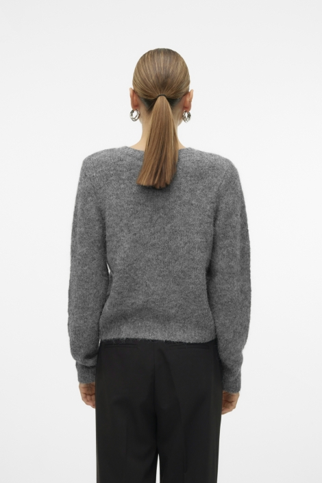 Vero Moda vmnovah ls o-neck button cardi ga n